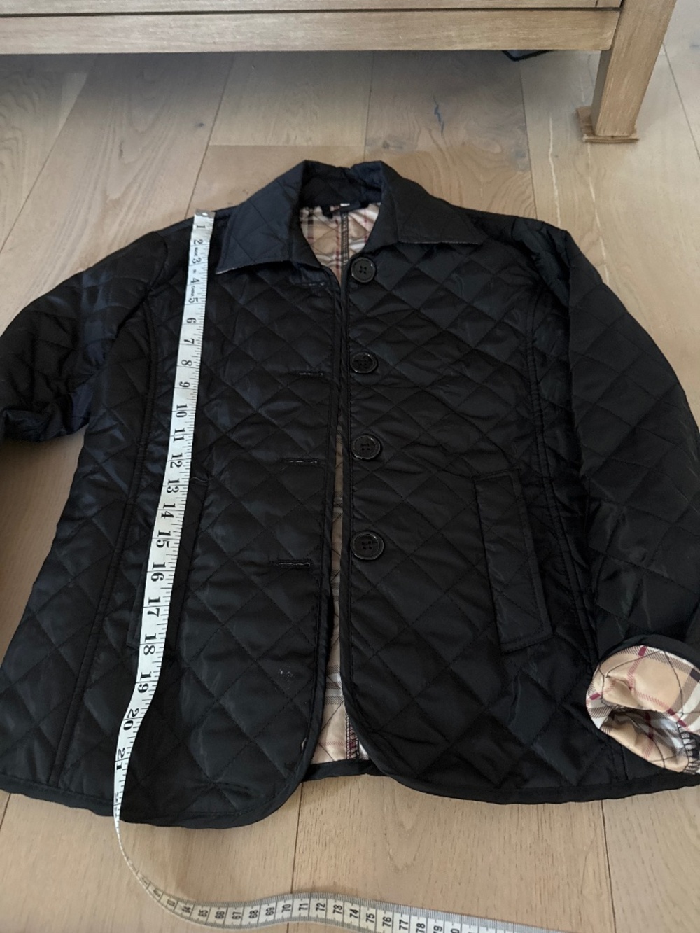 New Black quilt jacket burberry pattern
